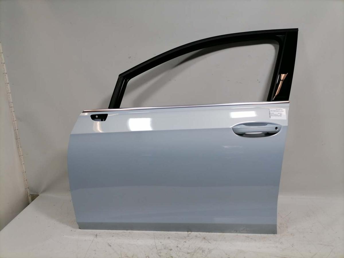 VW Golf 8 original Tür vorn links LV5L Christal Ice Blue 5-Türer Rohbau Bj.2024